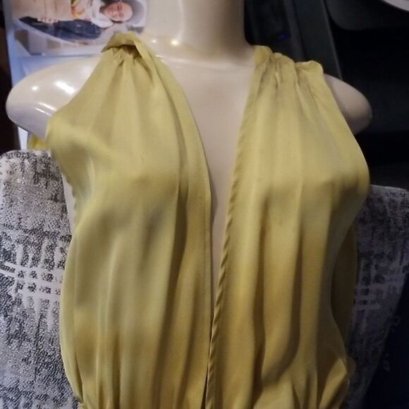 Emory Park Jumpsuit small gree second skin pre-owned - Picture 13 of 15